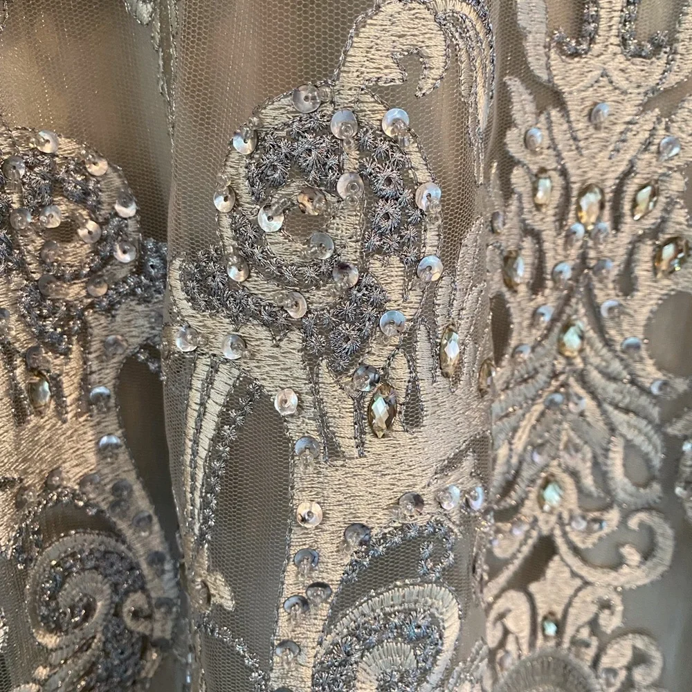 Rina diMontella lace strapless gown, size 8 - Picture 7 of 11
